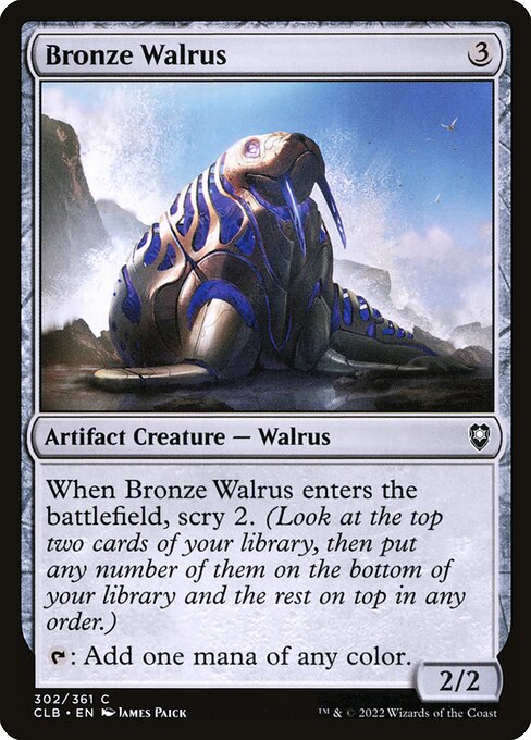 Bronze Walrus from Commander Legends: Battle for Baldur's Gate