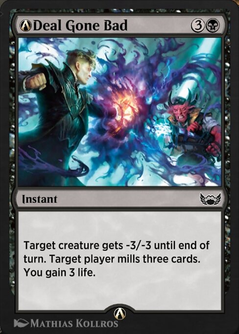 A-Deal Gone Bad highlighted card art