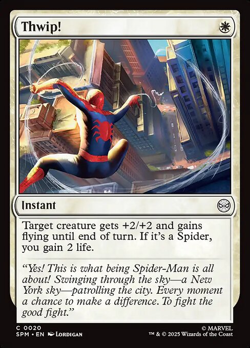Thwip! highlighted card art