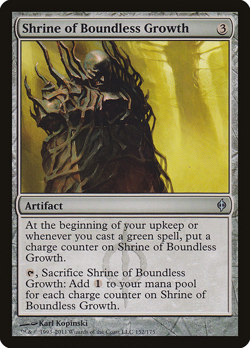 Shrine of Boundless Growth highlighted card art