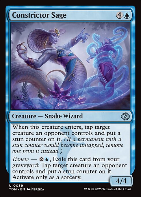Constrictor Sage highlighted card art