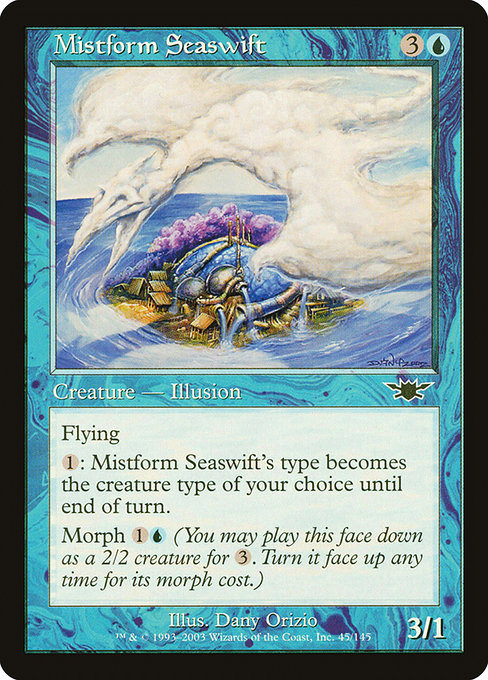 Mistform Seaswift highlighted card art