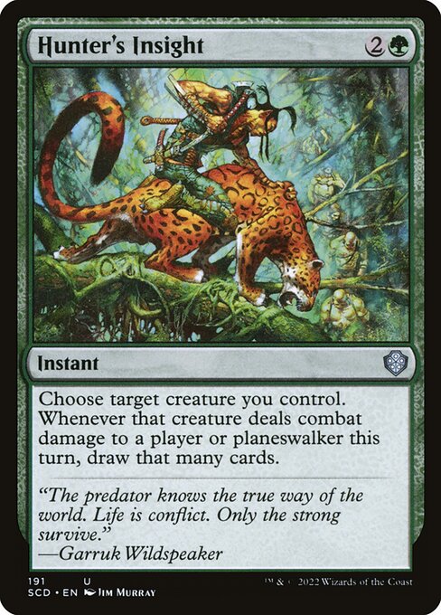 Hunter's Insight from Starter Commander Decks
