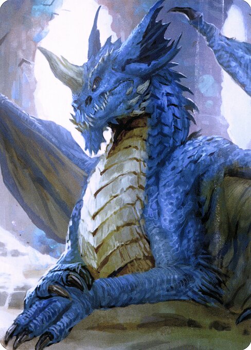 Young Blue Dragon // Young Blue Dragon from Battle for Baldur's Gate Art Series