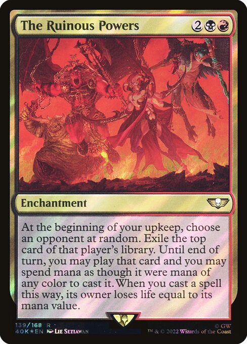 The Ruinous Powers highlighted card art