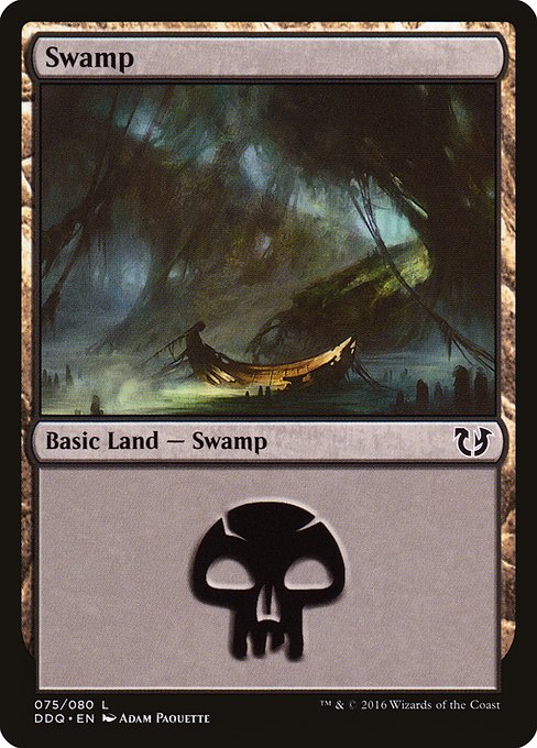 Swamp from Duel Decks: Blessed vs. Cursed