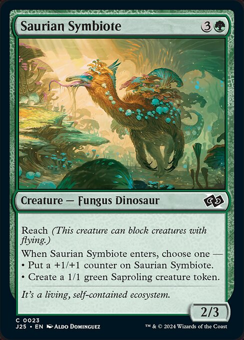 Saurian Symbiote highlighted card art