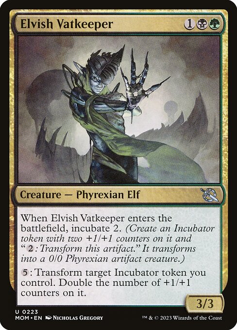 Elvish Vatkeeper highlighted card art
