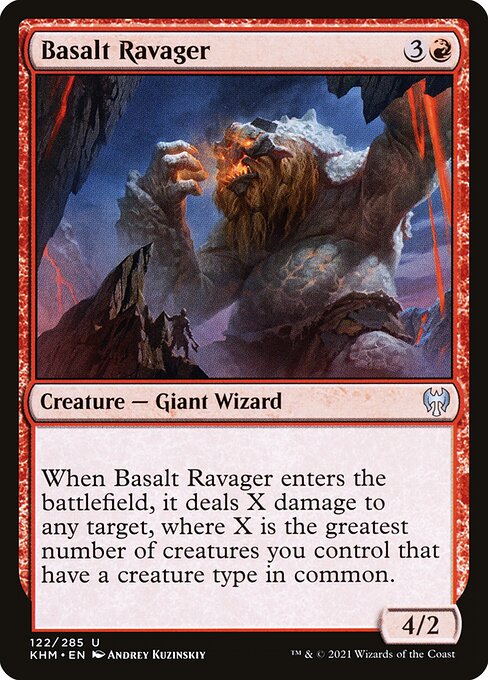 Basalt Ravager highlighted card art