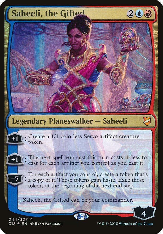 Saheeli, the Gifted from Commander 2018 Oversized