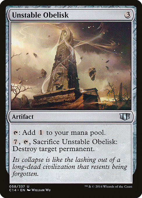 Unstable Obelisk from Commander 2014