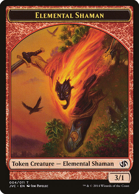 Elemental Shaman from Duel Decks Anthology: Jace vs. Chandra Tokens