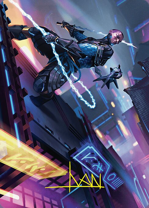 Kaito, Cunning Infiltrator // Kaito, Cunning Infiltrator highlighted card art