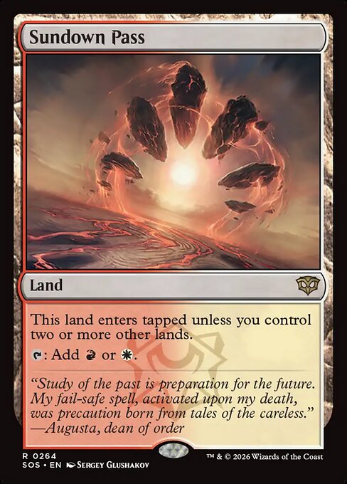 Sundown Pass from Secrets of Strixhaven