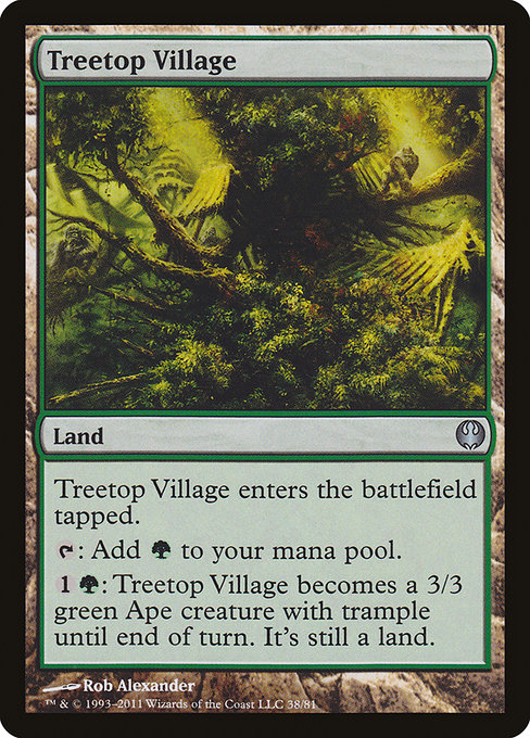 Treetop Village from Duel Decks: Knights vs. Dragons