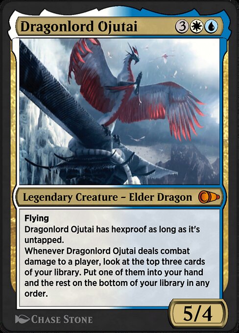 Dragonlord Ojutai highlighted card art
