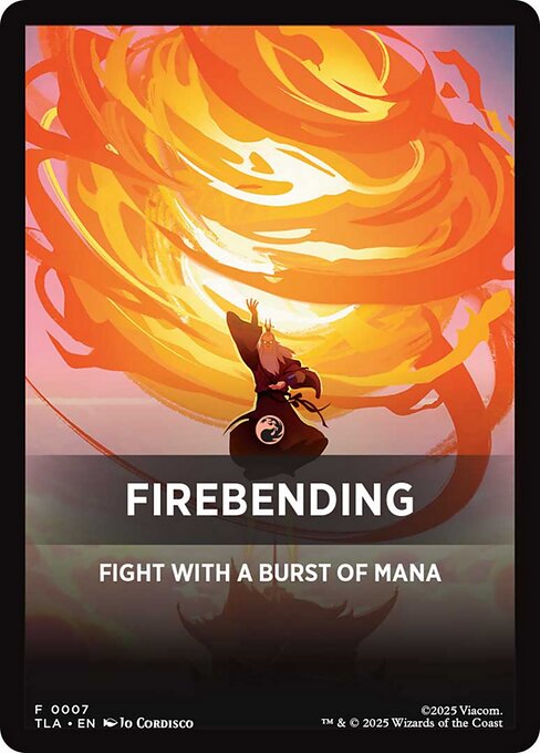 Firebending highlighted card art