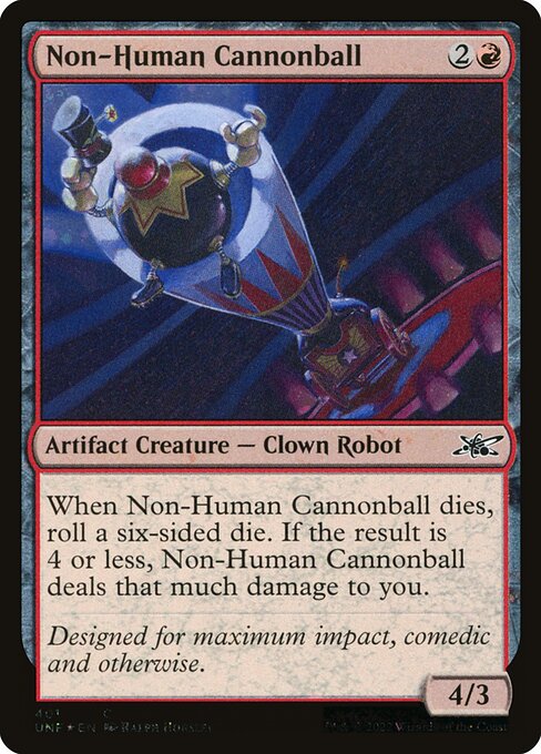 Non-Human Cannonball highlighted card art