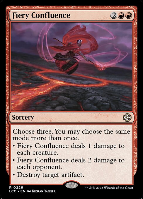 Fiery Confluence from The Lost Caverns of Ixalan Commander