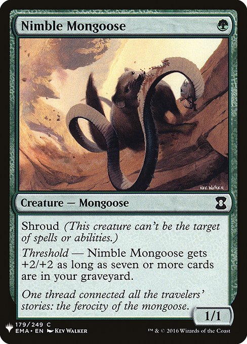 Nimble Mongoose highlighted card art