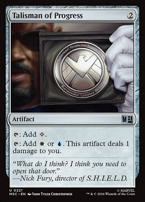Talisman of Progress highlighted card art