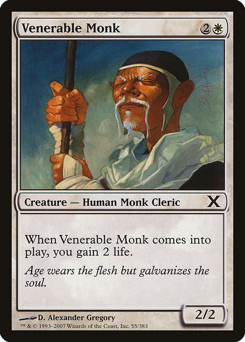 Venerable Monk from Tenth Edition