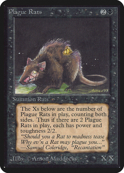 Plague Rats from Limited Edition Alpha