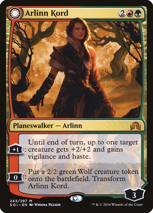Arlinn Kord // Arlinn, Embraced by the Moon from Shadows over Innistrad
