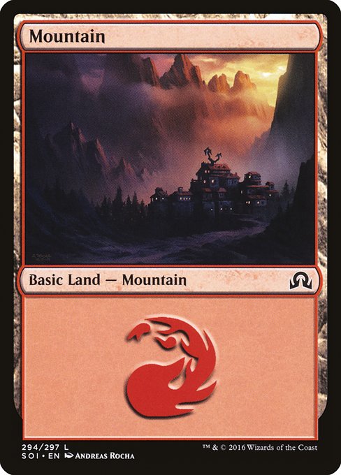 Mountain from Shadows over Innistrad