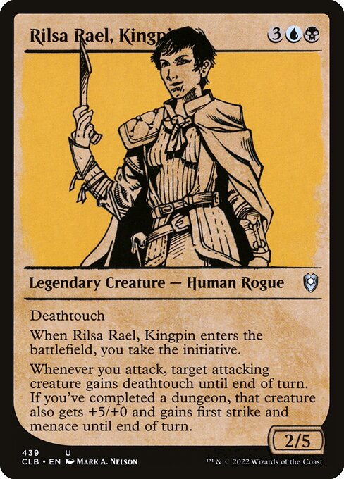 Rilsa Rael, Kingpin from Commander Legends: Battle for Baldur's Gate
