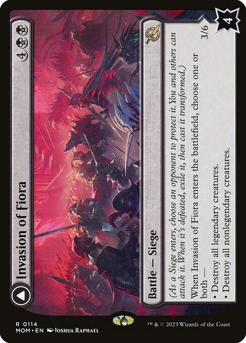 Invasion of Fiora // Marchesa, Resolute Monarch from March of the Machine