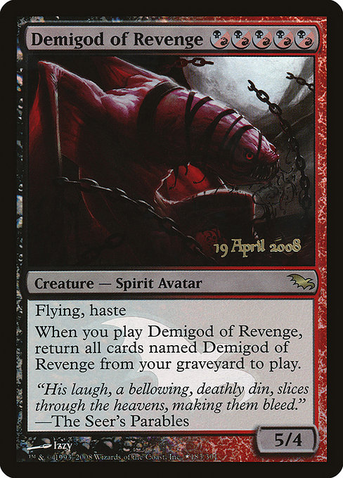 Demigod of Revenge from Shadowmoor Promos