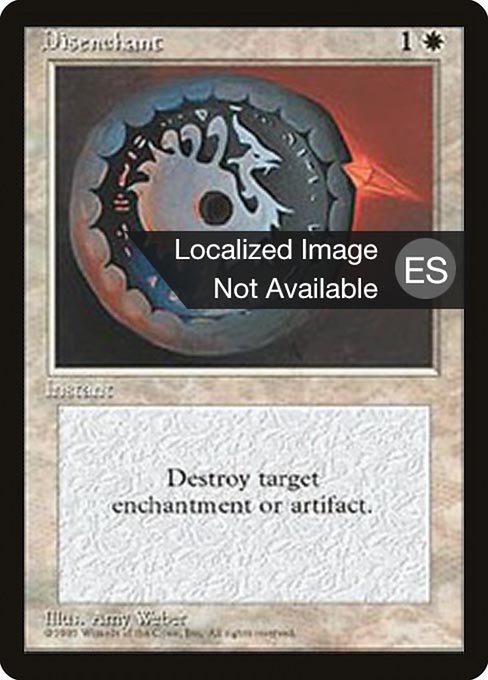 Disenchant from Fourth Edition Foreign Black Border