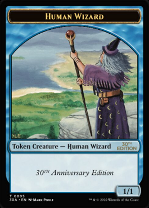 Human Wizard from 30th Anniversary Tokens