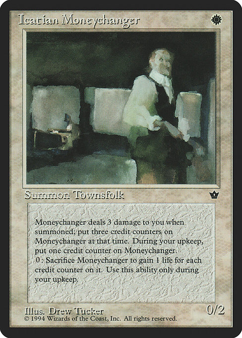Icatian Moneychanger highlighted card art