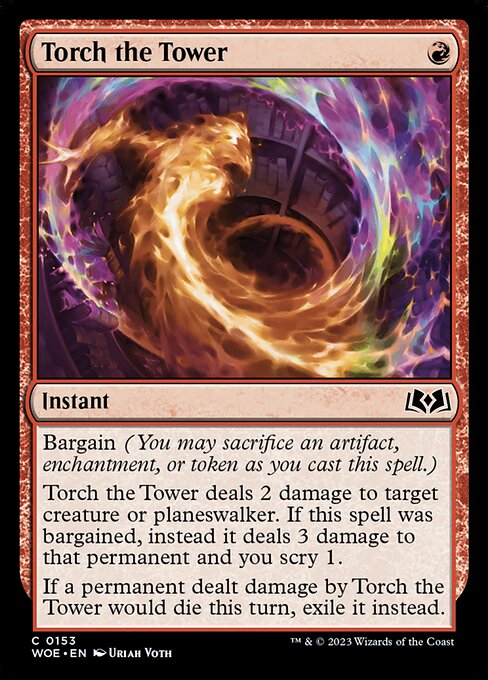 Torch the Tower highlighted card art