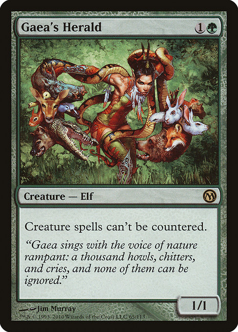 Gaea's Herald highlighted card art