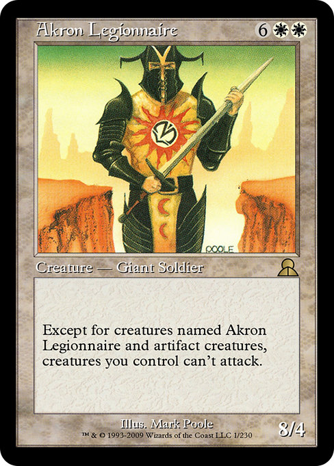 Akron Legionnaire highlighted card art