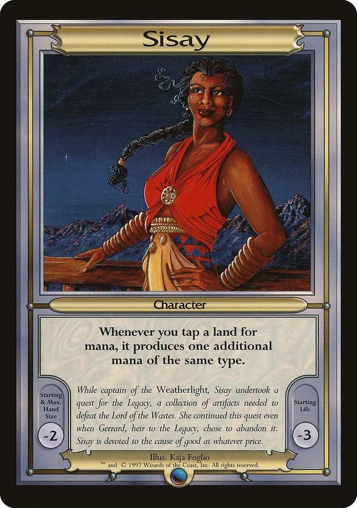 Sisay highlighted card art