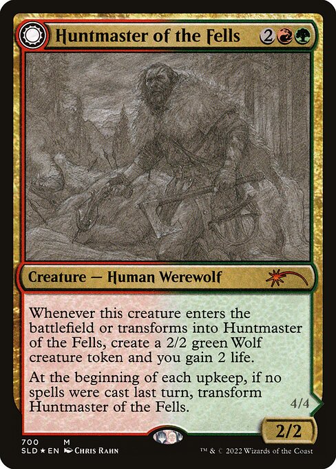 Huntmaster of the Fells // Ravager of the Fells from Secret Lair Drop