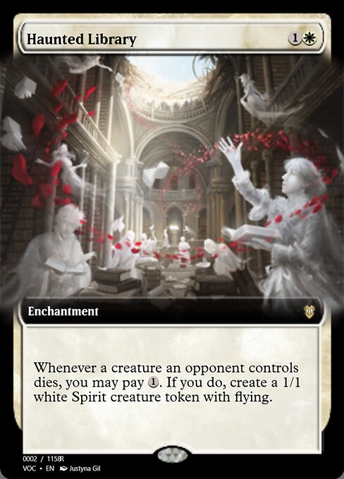 Haunted Library highlighted card art