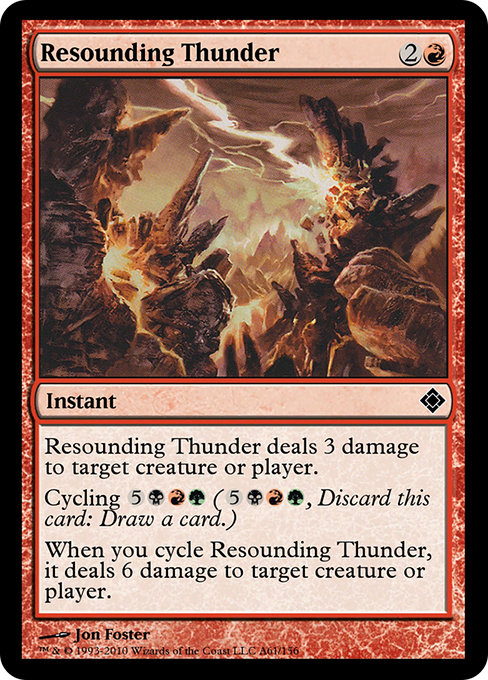 Resounding Thunder highlighted card art