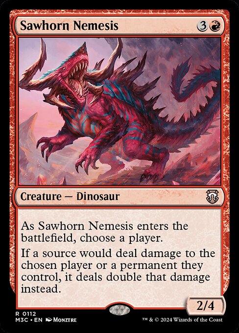 Sawhorn Nemesis from Modern Horizons 3 Commander