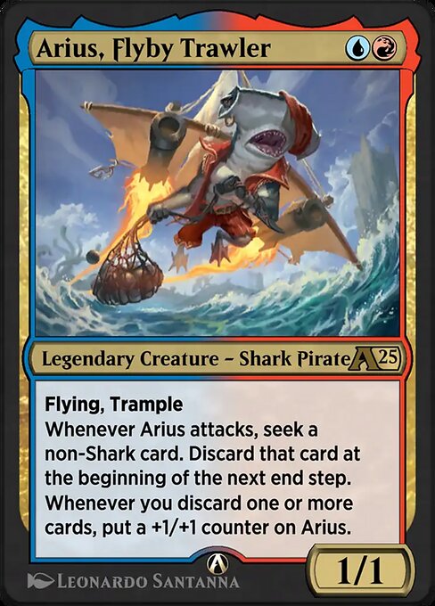 Arius, Flyby Trawler highlighted card art