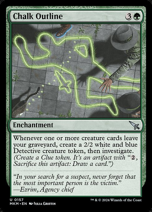 Chalk Outline highlighted card art