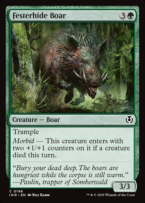 Festerhide Boar highlighted card art