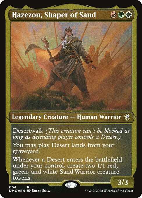 Hazezon, Shaper of Sand from Dominaria United Commander