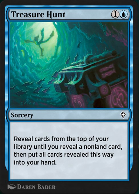 Treasure Hunt highlighted card art