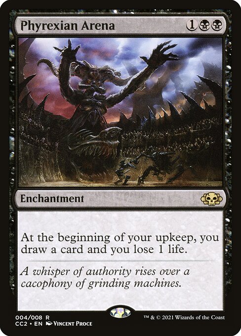 Phyrexian Arena from Commander Collection: Black