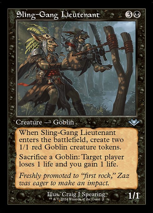 Sling-Gang Lieutenant from Modern Horizons 2 Timeshifts